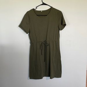 Olive Green Dress
